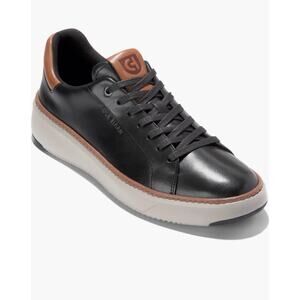 Cole Haan Men's Grandpro TopSpin Sneaker Black/British Tan/Dove 10.5 NIB